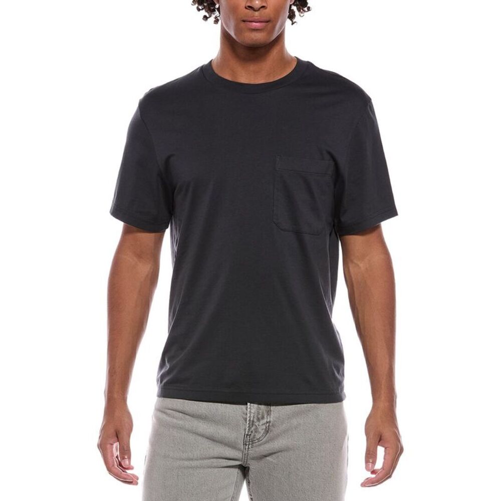 Frame Denim Mens Frame Light Pocket T-Shirt, Black